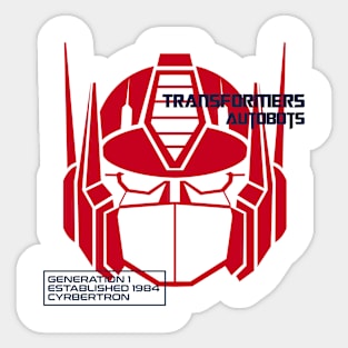 Transformers - GEN 1 - Optimus overlaps Sticker